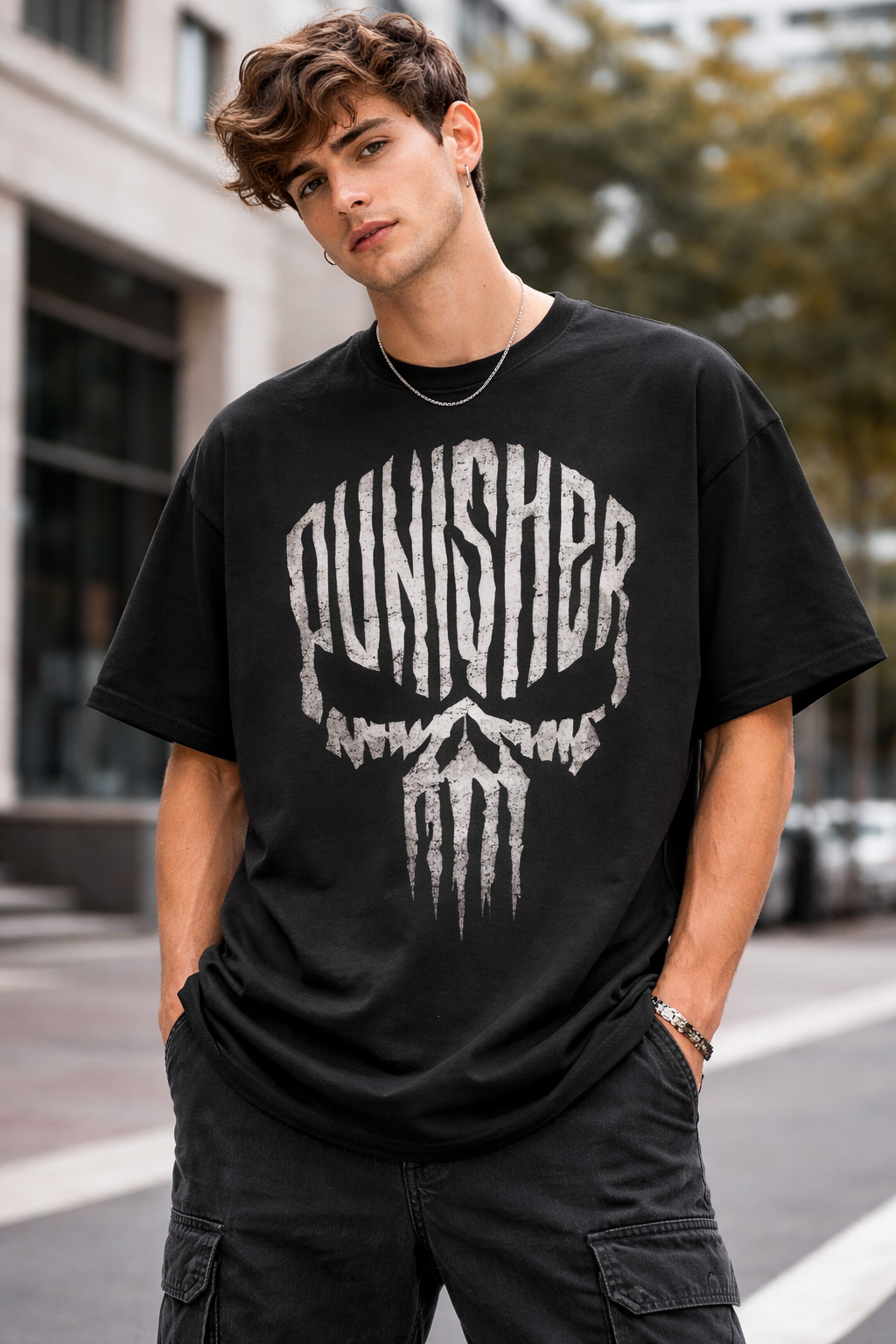 PUNISHER - Oversized T-Shirt